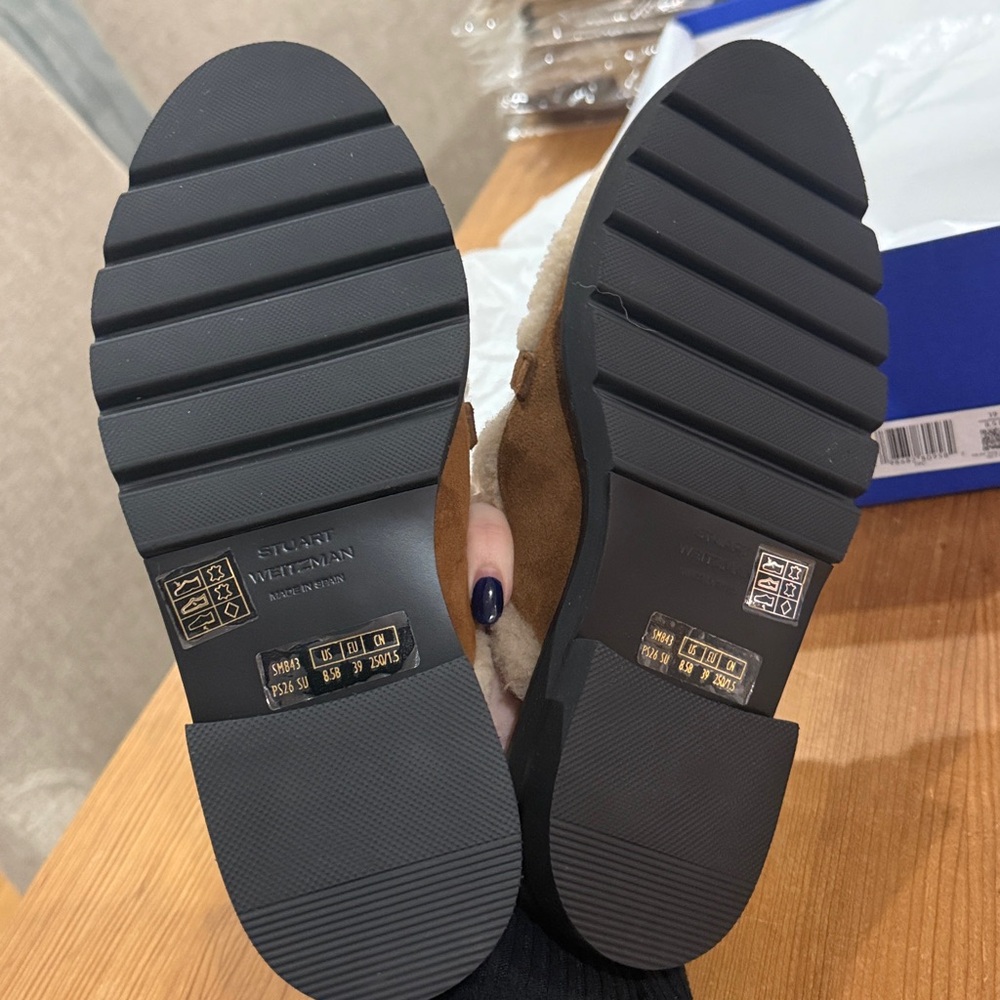 Stuart Weitzman Shearling Mule - Picture 7 of 11